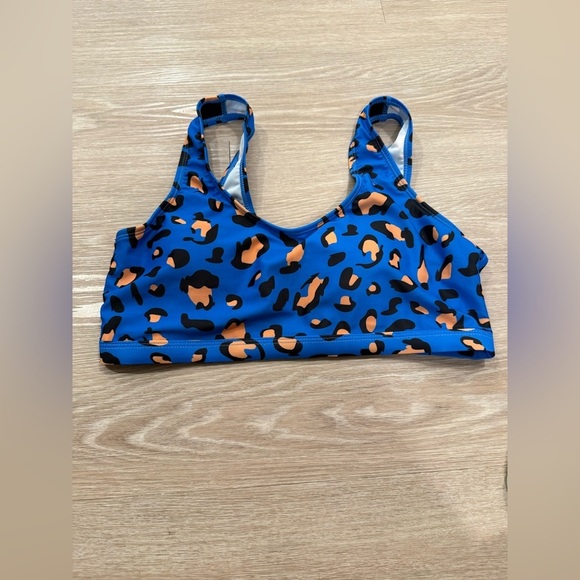 NWOT SHEIN Swim SXY Summer Beach Printed Round Neck Wireless Bikini Swimwear Set - Picture 7 of 8